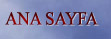 ANA SAYFA