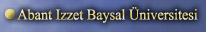 Abant Izzet Baysal niversitesi